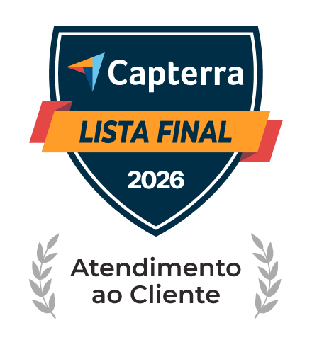 Selo Capterra Lista Final 2026 em Atendimento ao Cliente